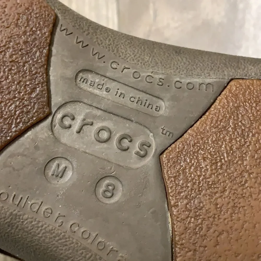 Mens CROCS Hi-Cruiser Suede Lace Up Chukka Boots‎